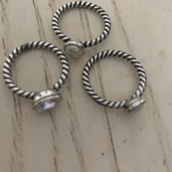 Pandora set of three rings - Picture 2 of 3